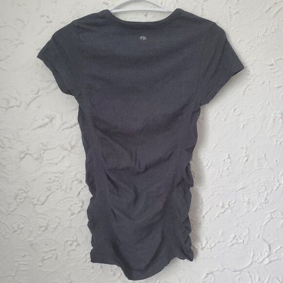 Athleta Breathe Active Ruched short sleeve Tee top - Picture 7 of 8